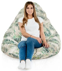 Sedací vak DROP XXL botanic