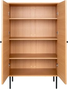 Skrinka v dekore duba v prírodnej farbe 80x130 cm Kyoto – House Nordic