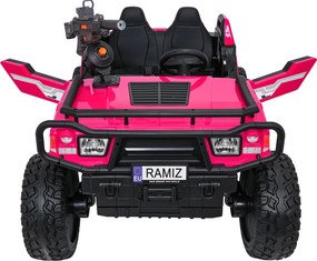 Ramiz Elektrická bugina PROSPECTOR STRONG pre deti ružová + pohon 4x4 + diaľkové ovládanie