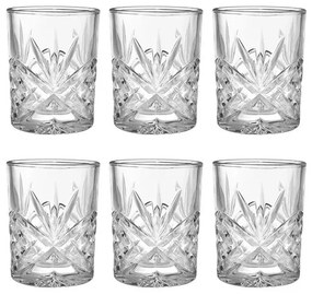 Butlers CRYSTAL CLUB Sada pohárov na liehoviny 90 ml set 6 ks