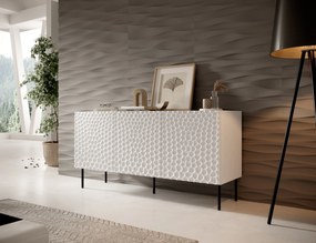 Cama Biela komoda Hole 3D