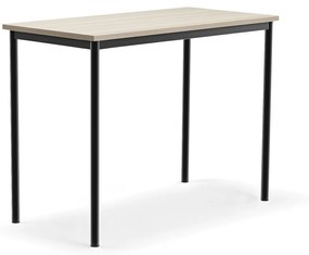 Stôl BORÅS PLUS, 1200x600x900 mm, laminát - jaseň, antracit
