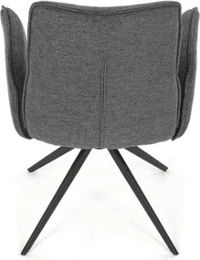 Jedálenská stolička sivá DCH-D1328 GREY2
