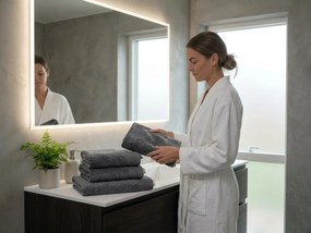 Uterák CLYR 50x100 cm tmavosivý, 100% bavlna