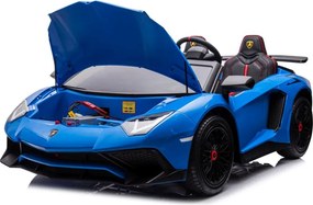 LEAN CARS Elektrické autíčko Lamborghini XXL A8803 modré 24V