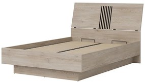 Posteľ 140 Z Sip Mati Mi18/140 Dub Crem/čierna