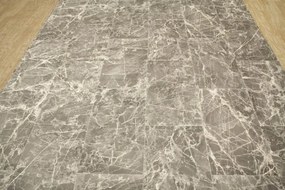 PVC podlaha Ultimate Stone Portoro 598 Marmur sivá / krémová