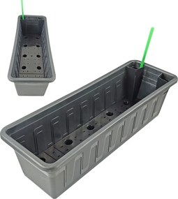 AMADEA Drevený obal s hrantíkom morený, 61,2x19,6x15cm, český výrobok