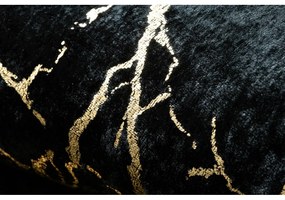Kusový koberec Acena čiernozlatý 80x150cm