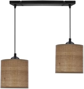 Candellux Legno závesné svietidlo 2x40 W čierna 32-18328