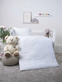 Mušelínové obliečky do postieľky - Alexia biela