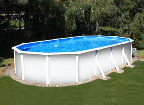 Bazén Planet Pool Classic WHITE/Blue - samotný bazén 610x320x120 cm vr. skimmera