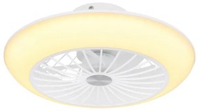 Globo 03632W - LED Stropné svietidlo s ventilátorom LAFEE LED/18W/230V
