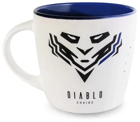 Hrnček Diablo Chairs bielo-modrá