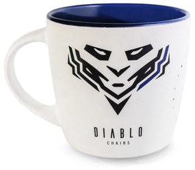 Hrnček Diablo Chairs bielo-modrá