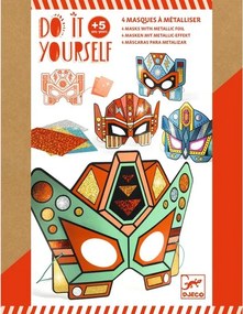 Djeco DIY Vyrob si sám: Masky metalický robot