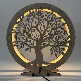 LED lampa Strom života – Luxusná drevená dekorácia | SENTOP LED0560