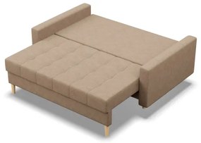 Dvojmiestna pohovka ELMA rozkladacia, cappuccino