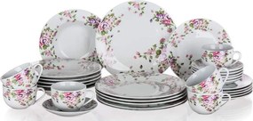 Jedálenský servis  (30 dielov) Beauty, kvetinový vzor