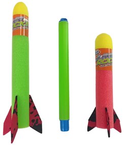 LEAN TOYS Penové rakety s pumpovým odpaľovačom