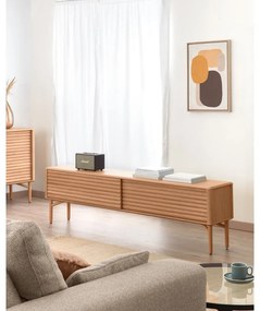 TV komoda v dubovom dekore Kave Home Lenon