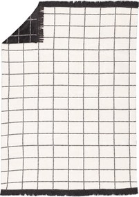 Deka Cotton Cloud 150x200cm grafitovo - smotanová