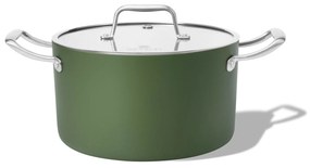 Elmich Nepriľnavý keramický hrniec Vital Ø 20 cm (2.5L) - olivovozelená