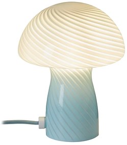 FUNGI TOWN Mini stolná lampa - sv. modrá