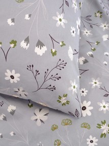 Saténové obliečky - Vanessa sivá