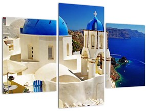 Obraz - Santorini, Grécko (90x60 cm)