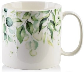 Porcelánový hrnček Eddy Green Leaves 500 ml