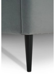 Sivá detská posteľ 90x200 cm Star – Scandic