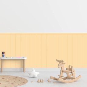 PIPPER. Textilná samolepiaca tapeta - Obdĺžnik - Žltá farba Farba: Bledá, Veľkosť: 100 cm