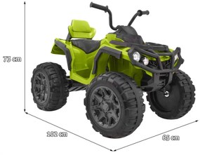RAMIZ ELEKTRICKÁ ŠTVORKOLKA - QUAD ATV - 2.4G - ZELENÁ - 12V/7Ah - 2 x 45W - 2023