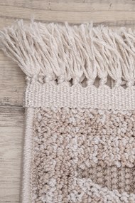 Koberec Benita 099A D.BEIGE/CREAM (Bebeda) rozmery koberec: 60x100 cm