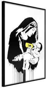 Artgeist Plagát - Nursing Mother [Poster] Veľkosť: 40x60, Verzia: Čierny rám