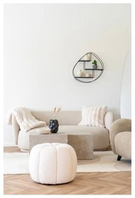 Krémovobiela deka z umelej kožušiny 130x180 cm Galena – House Nordic