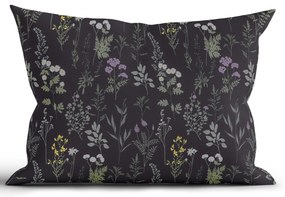 Bavlnená obliečka na vankúš Renforcé 50 x 70 cm – Bianca antracitová