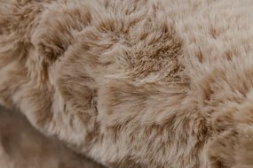 Koberec protišmykový SHAPE 3148 hviezda Shaggy - camel, béžový plyš