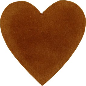 Sada podtáciek Love z hovädzej kože Brown (4 ks) - 13 * 13 * 3 cm