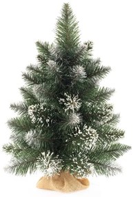 Vianočný stromček Borovica diamantová so striebornými trblietkami 55 cm