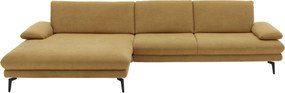 XXXLutz ROHOVÁ SEDAČKA, textil, kari žltá Dieter Knoll - Sedačky - 000436007009