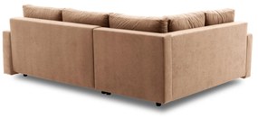 Rohová rozkladacia sedacia súprava GRANDE PLUS - color mikro Ľavá Cappuccino