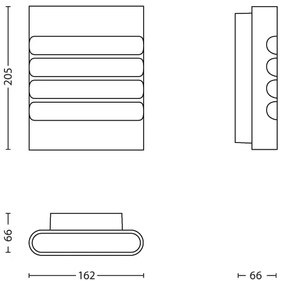 Philips 17273/47/16 - LED Vonkajšie svietidlo MYGARDEN RACCOON LED/3W IP44
