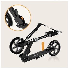 Lionelo - Detská kolobežka LUCA čierna