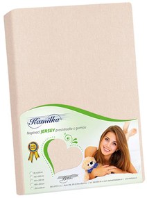 Bellatex Jersey prestieradlo púdrová ružová