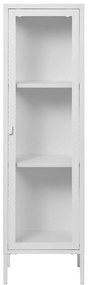 Biela kovová vitrína 40x140 cm Brisbane – House Nordic