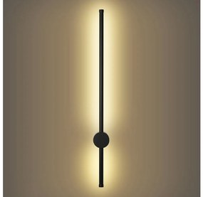 Brilagi - LED Vonkajšie nástenné svietidlo AURA LED/12W/230V 3000K IP54 čierne BRI259