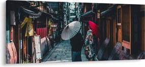 Obraz - Procházka Tokiom (120x50 cm)