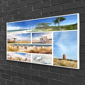 Obraz na skle More príroda 120x60 cm